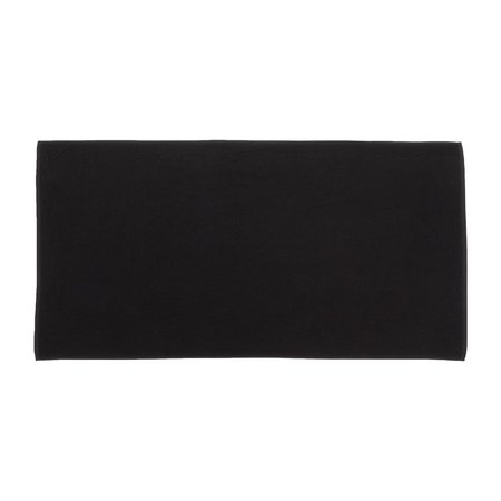 TOWELSOFT 100% Cotton Loop Terry Beach Towel 30 inch x 60 inch-Black HOME-BL1101-BLCK